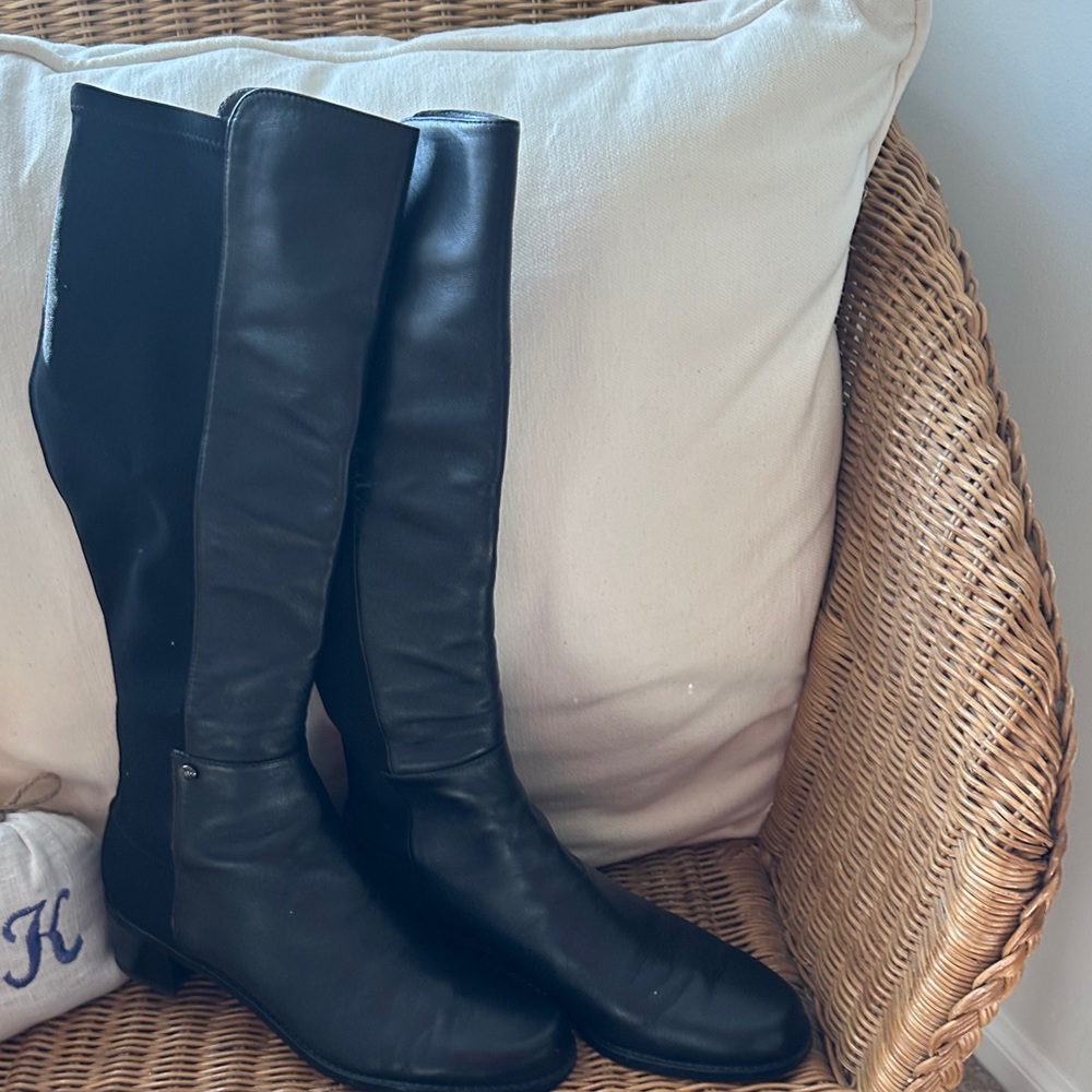 Stuart Weitzman Black Over the Knee Boots